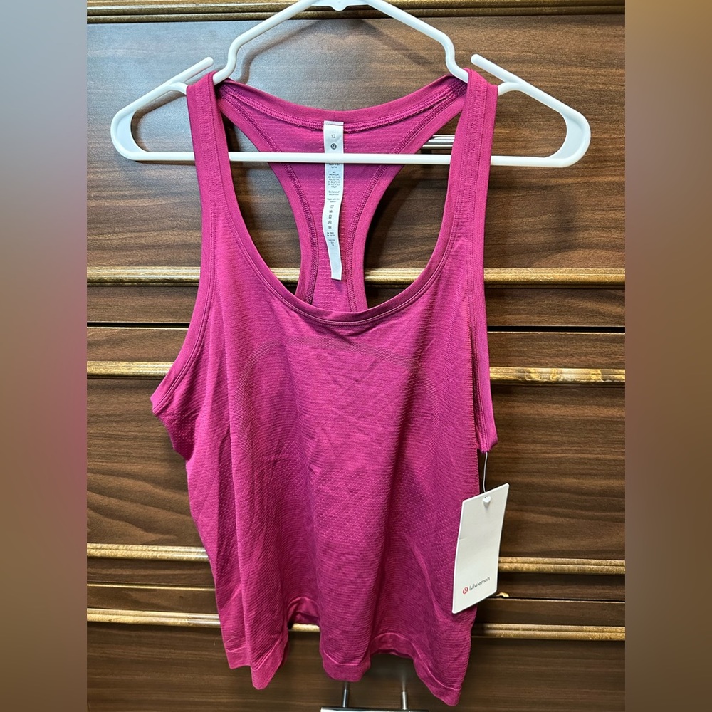 NWT Lululemon Swiftly Tech Racerback Tank Top 2.0 *Race Length Size 12